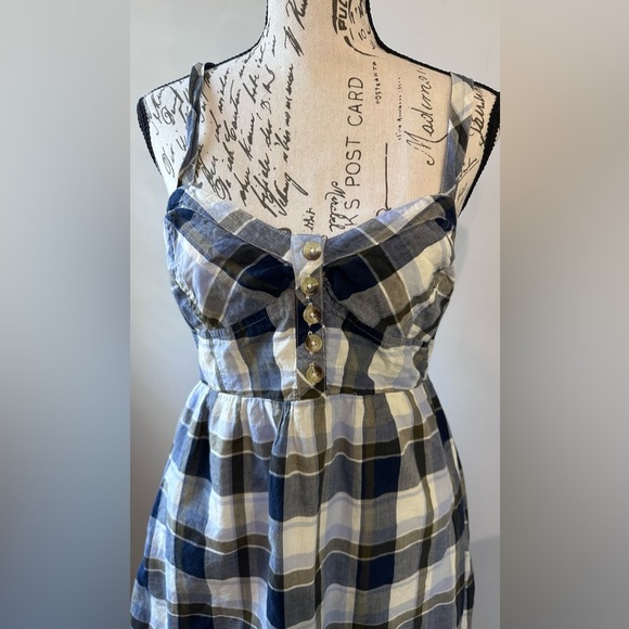 Aeropostale Plaid Halter Dress - Size Medium - Picture 4 of 13